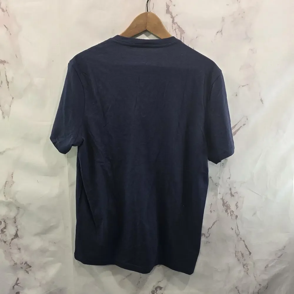 Everlane T Shirt Mens Medium Blue Short Sleeve V Neck Organic Tee Uniform - Picture 5 of 10